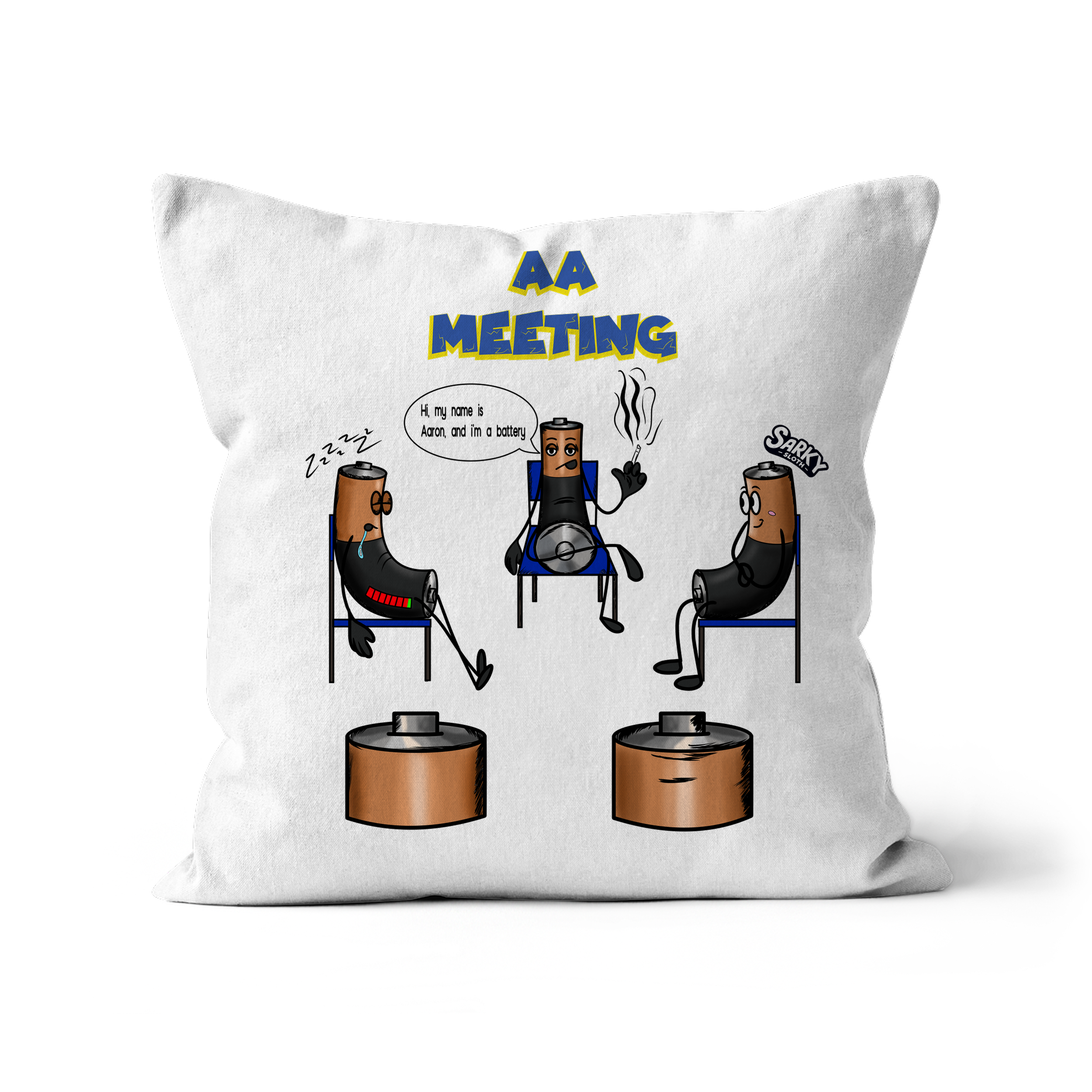 black and white cushions, cushion covers for sofas, cushions black white, cushion covers uk, white cushions, Graphic tees, sarkysloth, sarky sloth