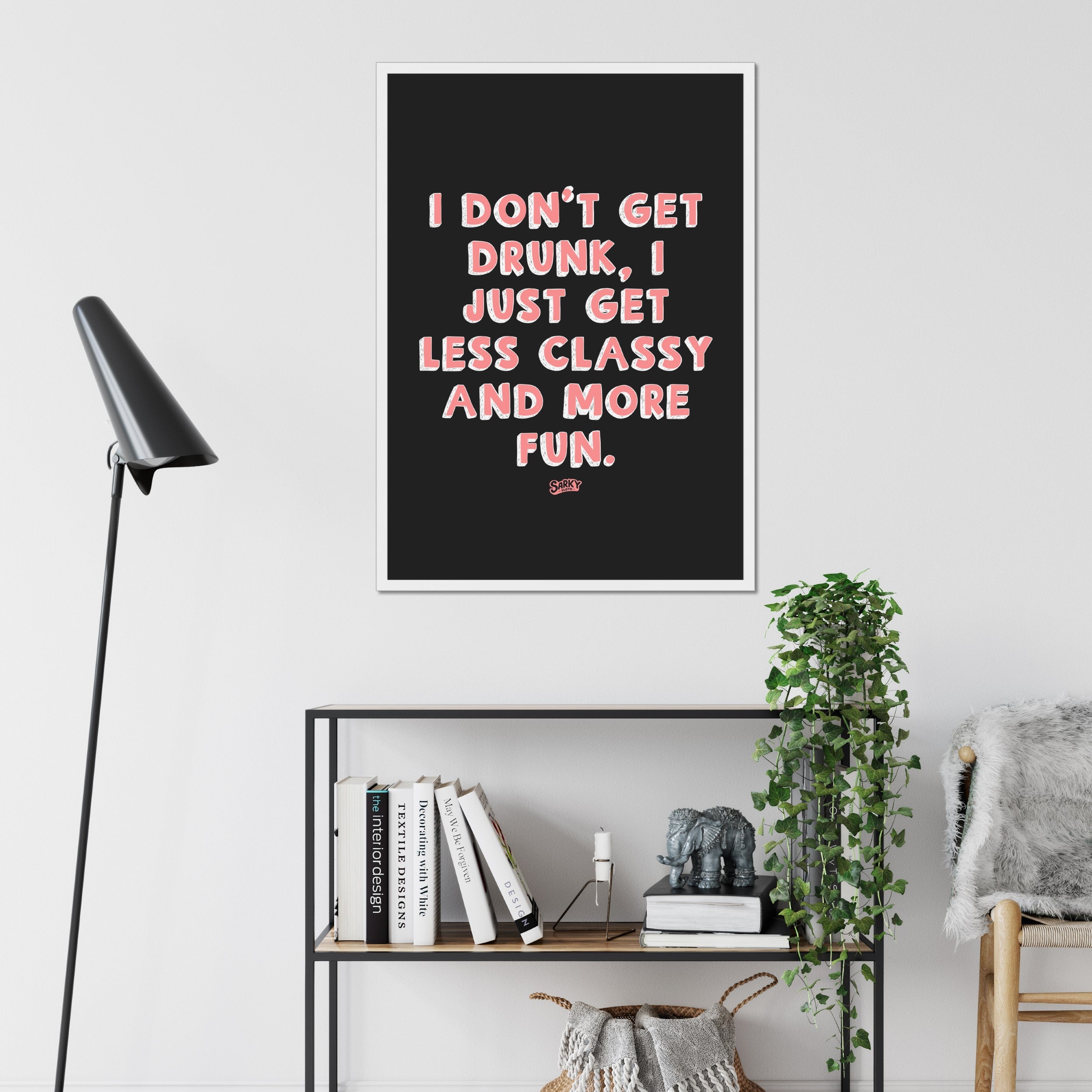 sarky sloth, silly wall art, funny kitchen artwork, funny quote prints, hilarious wall art, ridiculous wall art
