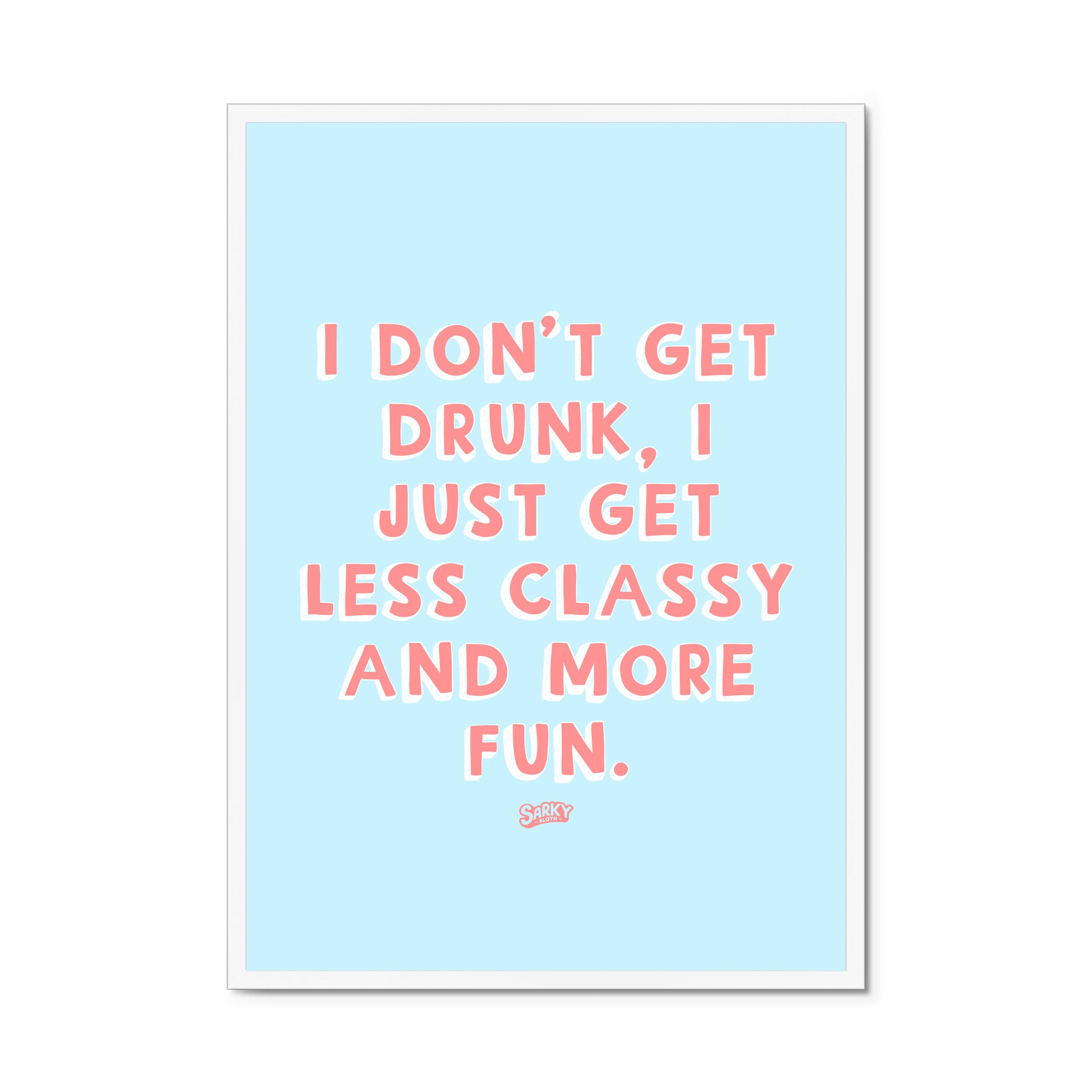 sarky sloth, funny canvas art, funny artwork for bathroom, funny picture art, funny wall decor, crazy wall art