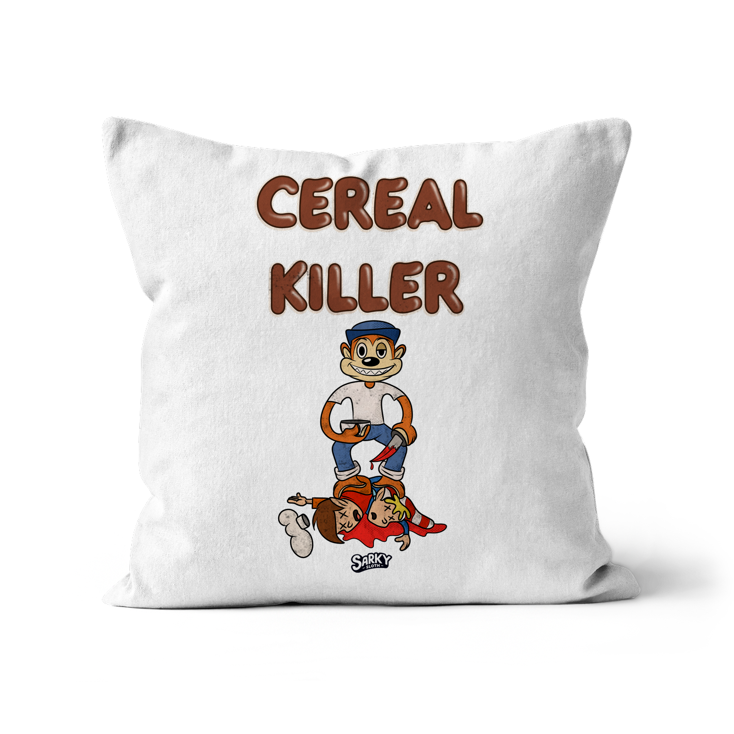 black white cushion covers, cloth for cushions, cheap cushion covers, funny cushions, discount cushion covers, Graphic tees, sarkysloth, sarky sloth