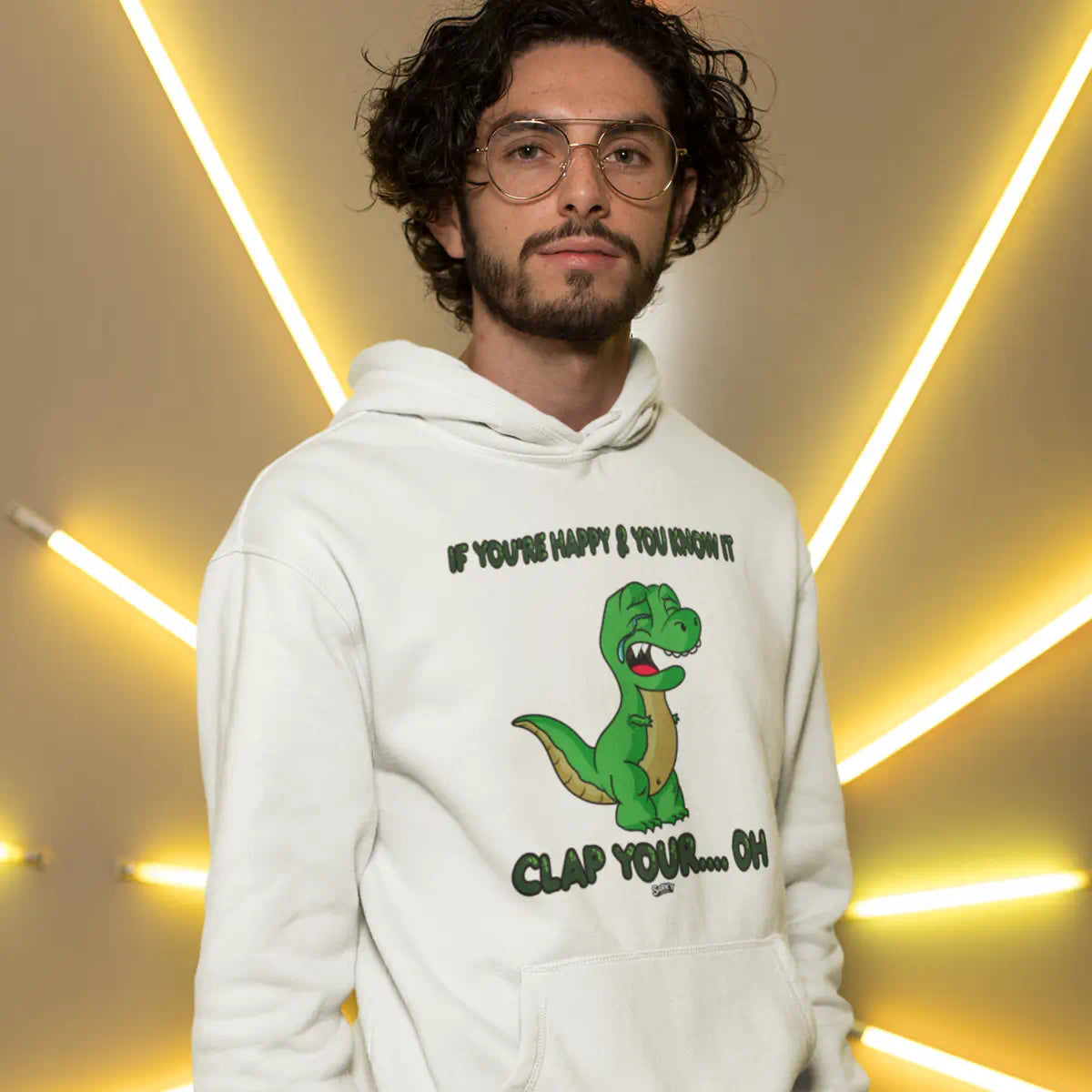 Clap Your Hands Dinosaur Hoodie