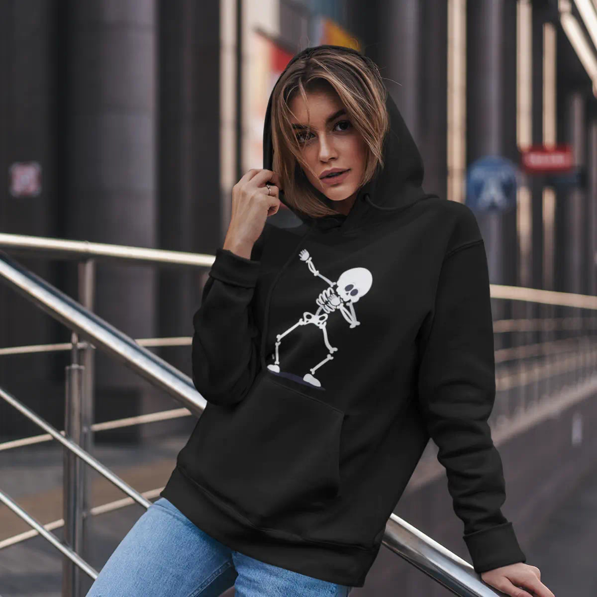 Dabbing Skeleton Hoodie