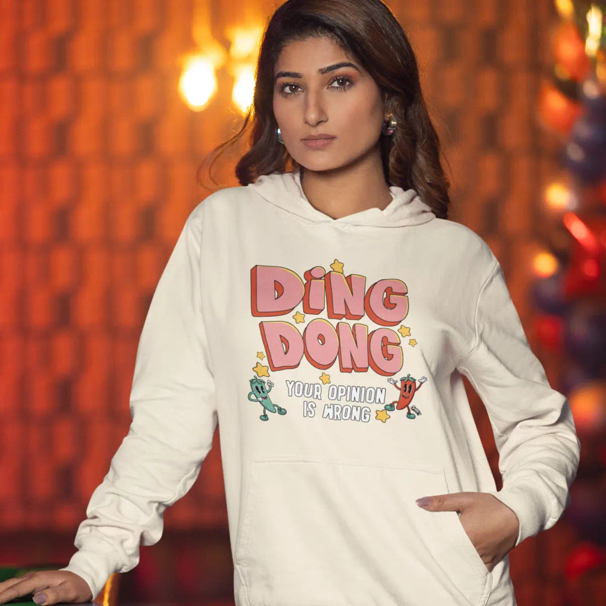 Ding Dong You Opinion is Wrong Hoodie
