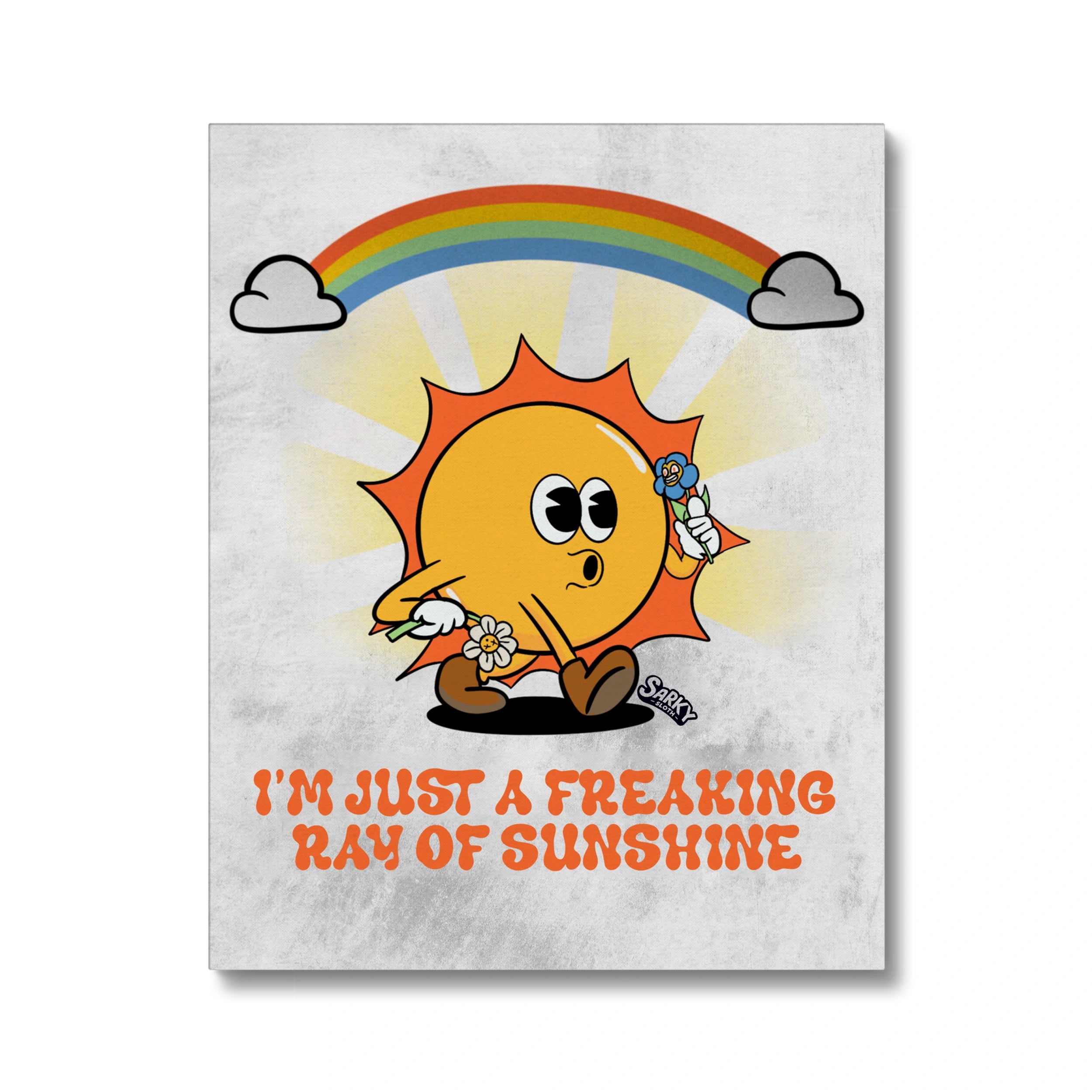 sarky sloth, comedy movie poster, funny toilet posters, toilet humour prints, toilet funny posters, toilet humour posters