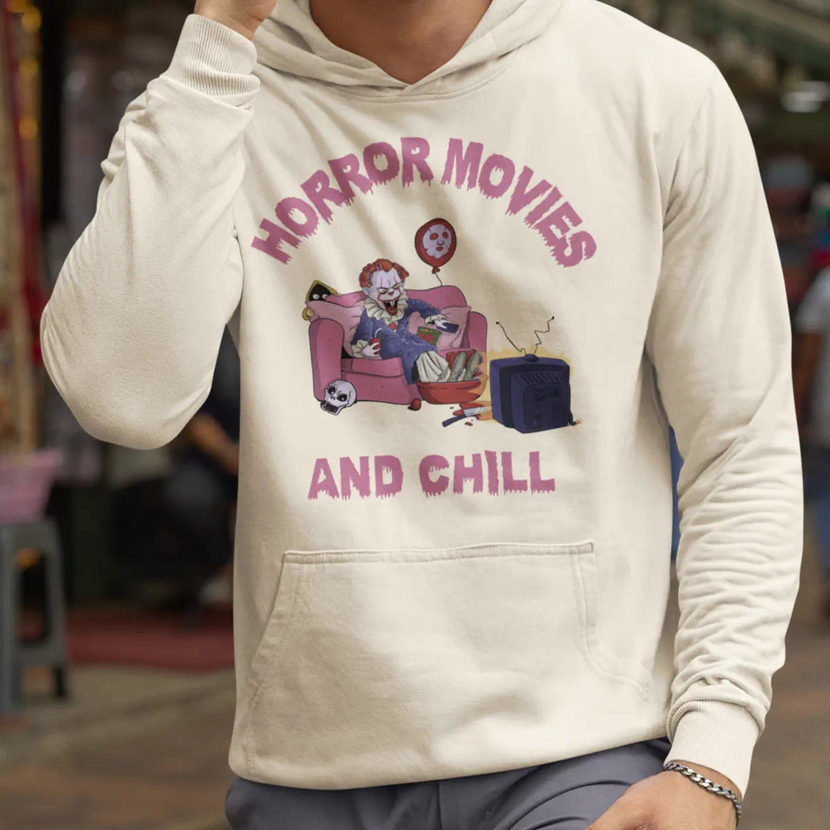 Horror Movies And Chill Hoodie