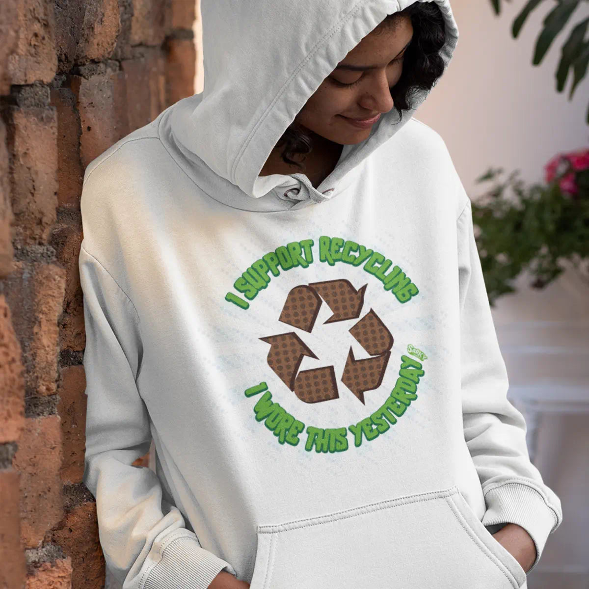 I Support Recycling Hoodie