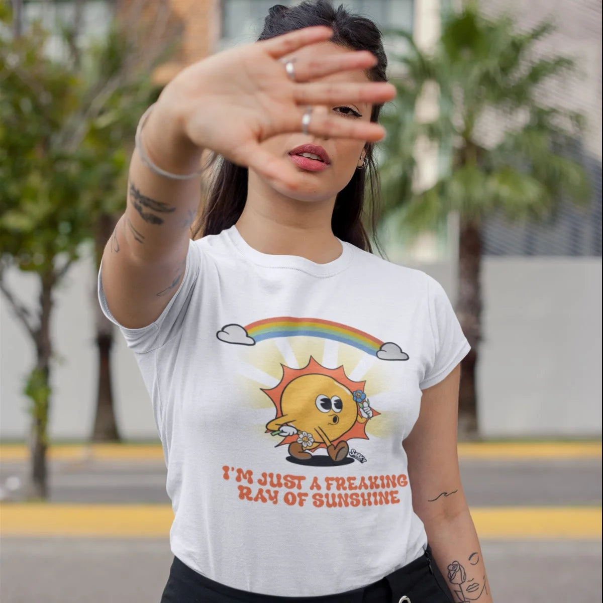 sarky sloth, white shirt graphic, rock tee shirts, graphic shirts for women, cat tee shirts, ladies graphic tees