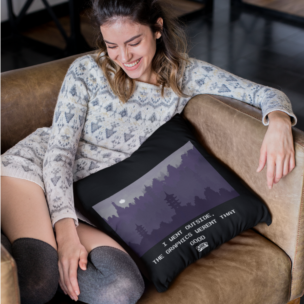 christmas cushion covers sale, cushion covers with birds, cushion fish, custom cushion covers uk, black and white cushions uk, Graphic tees, sarkysloth, sarky sloth