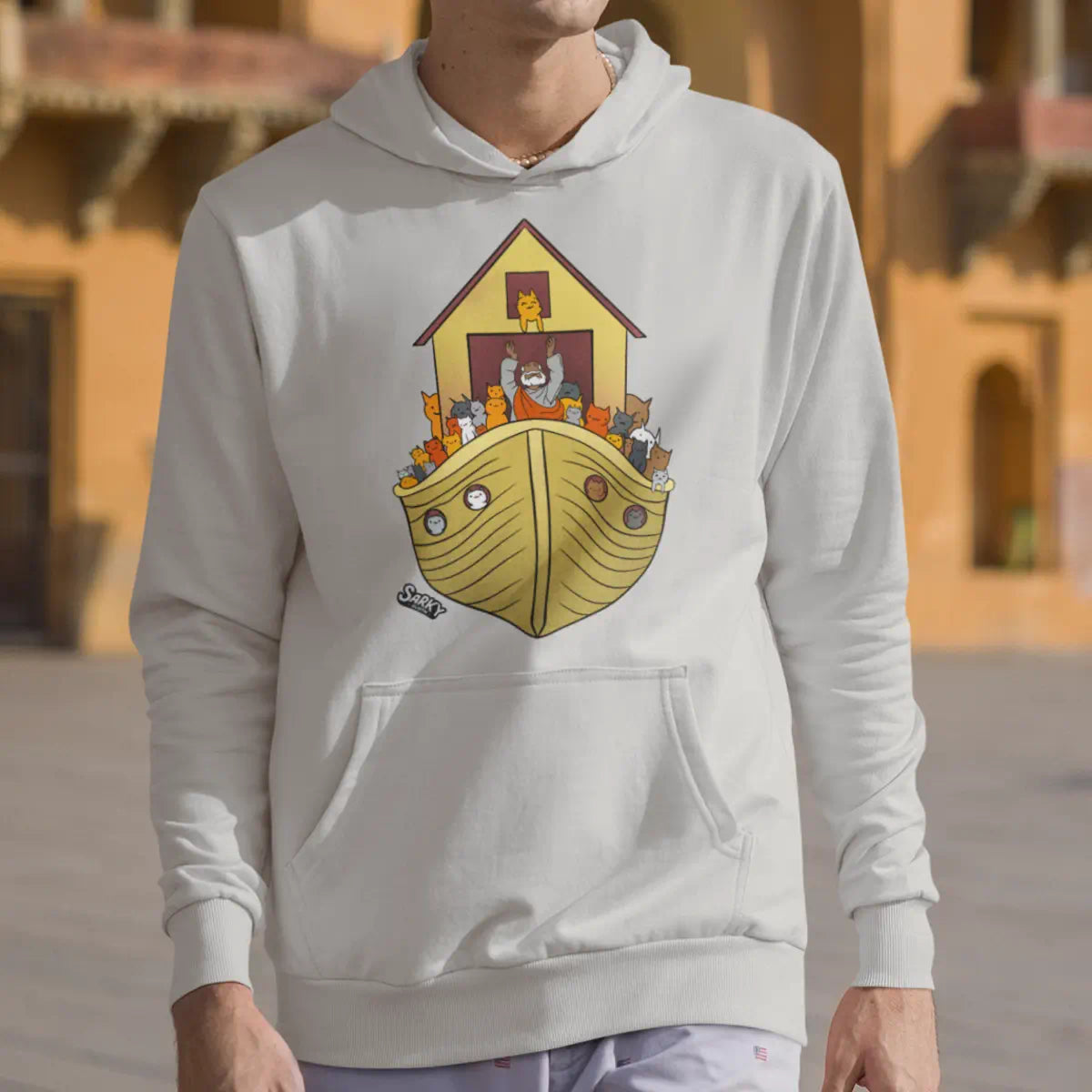 Noah Ark Cat Hoodie
