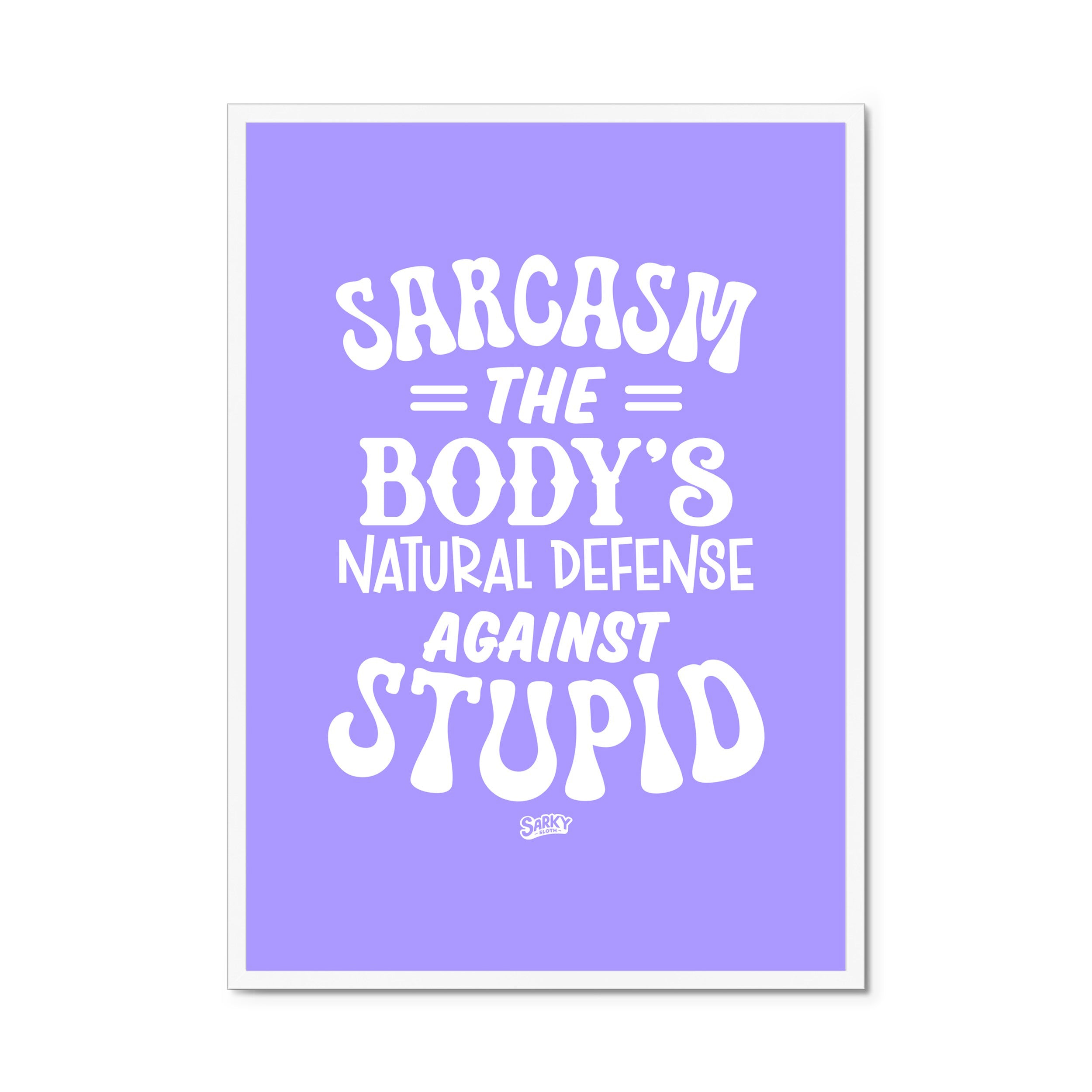 sarky sloth, funny wall art bathroom, funny wall decor for bathroom, humorous bathroom prints, fun art prints, funny art prints