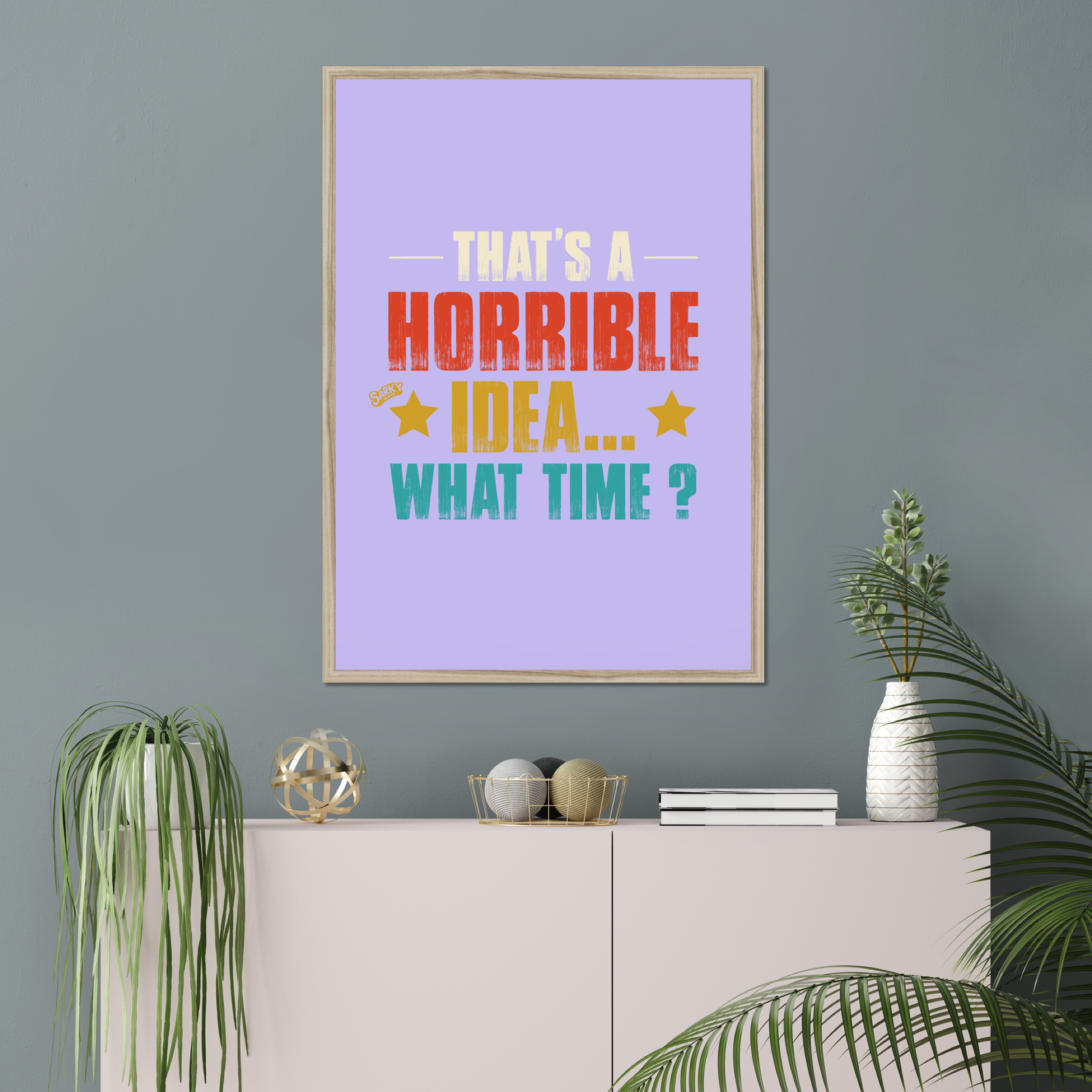 sarky sloth, funny canvas paintings, funny wall art for living room, funny wall posters, funny wall art for bedroom, funny bathroom canvas