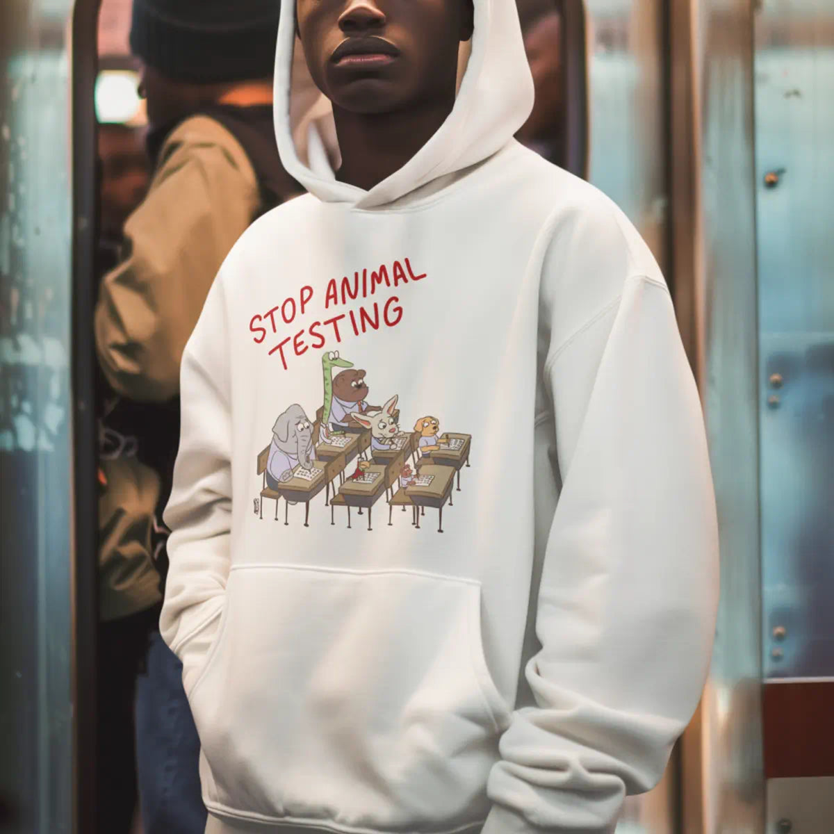 Stop Animal Testing Hoodie