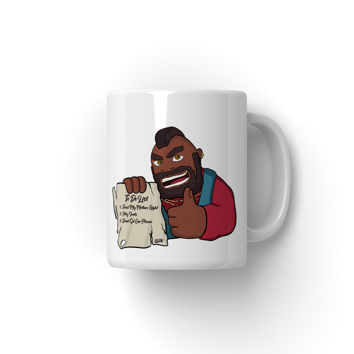 sarky sloth, funny mugs for him, hilarious coffee mugs, silly coffee mugs, comical coffee mugs, funny cups for him