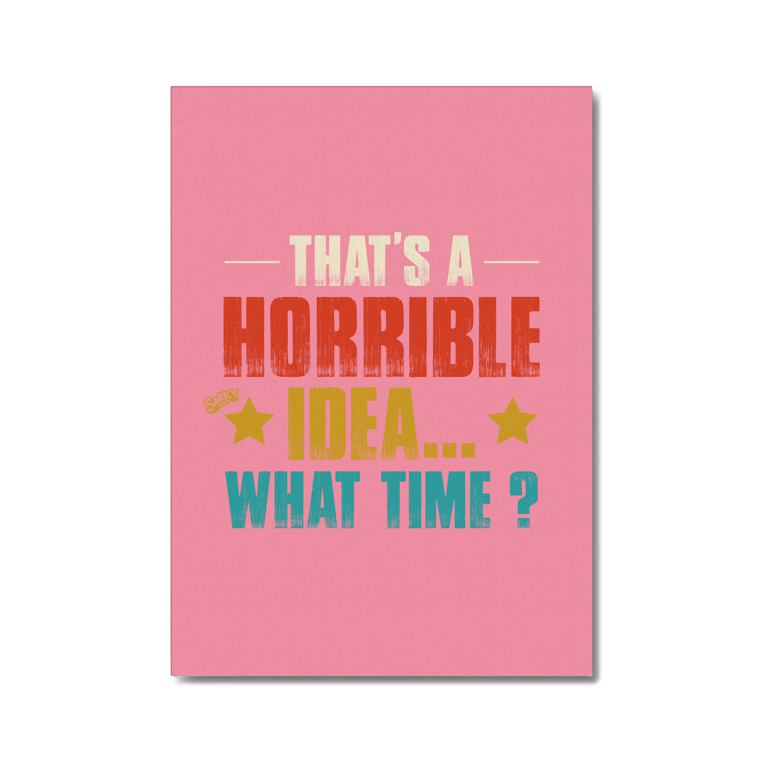 sarky sloth, funny canvas prints, quirky bathroom art, funny canvas wall art, funny framed pictures, funny kitchen posters