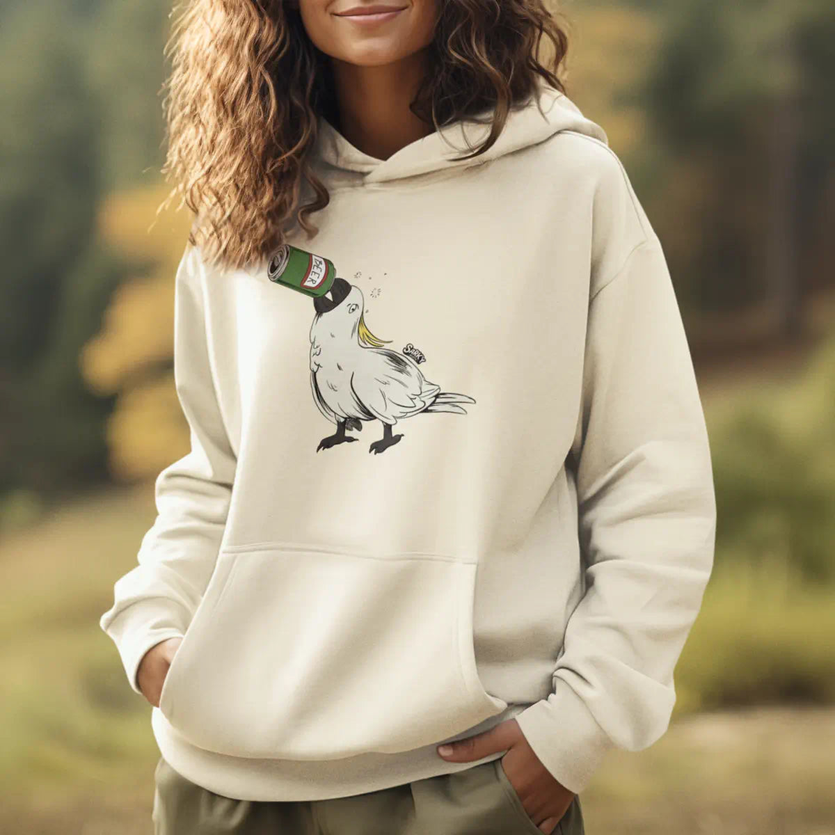 Cockatoo Beer Hoodie