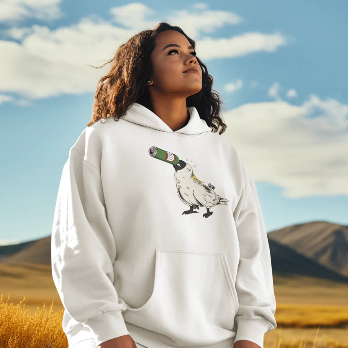 Cockatoo Beer Hoodie