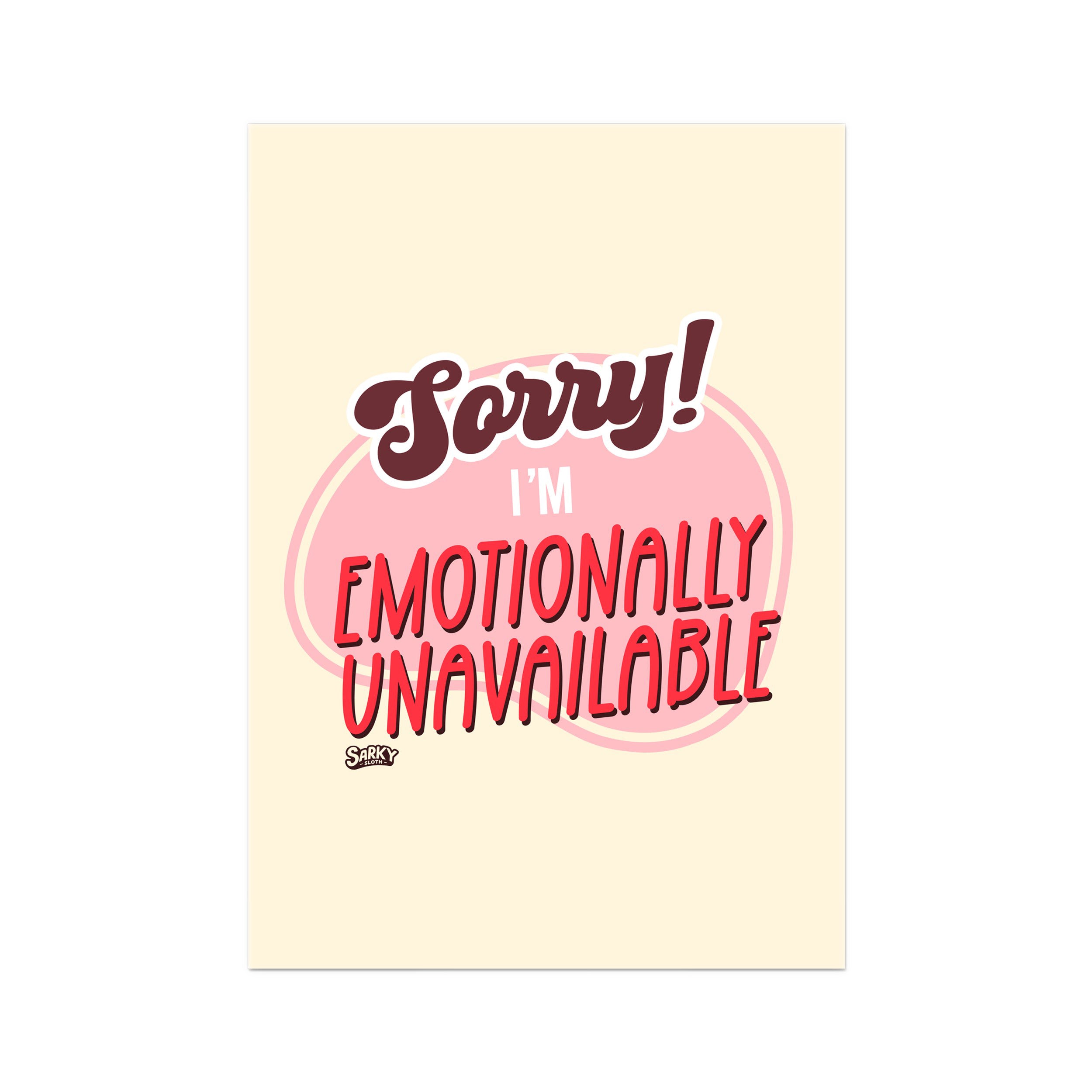 sarky sloth, funny canvas paintings, funny wall art for living room, funny wall posters, funny wall art for bedroom, funny bathroom canvas