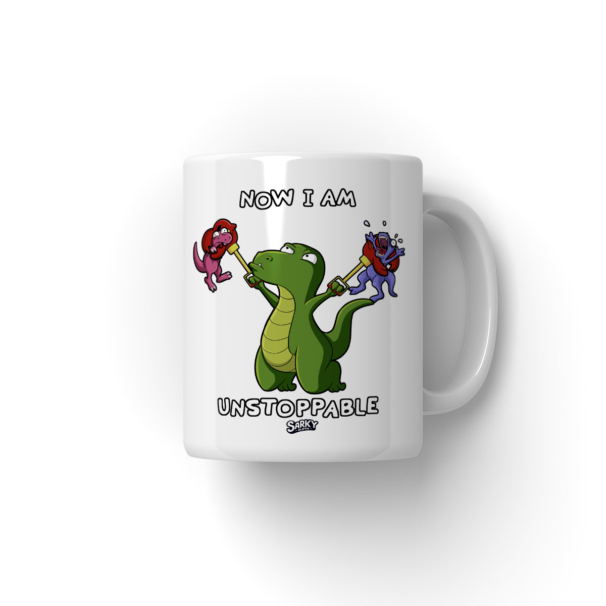 sarky sloth, silly coffee cups, funny cups, funny mugs for her, funny travel mugs, funny boss mugs