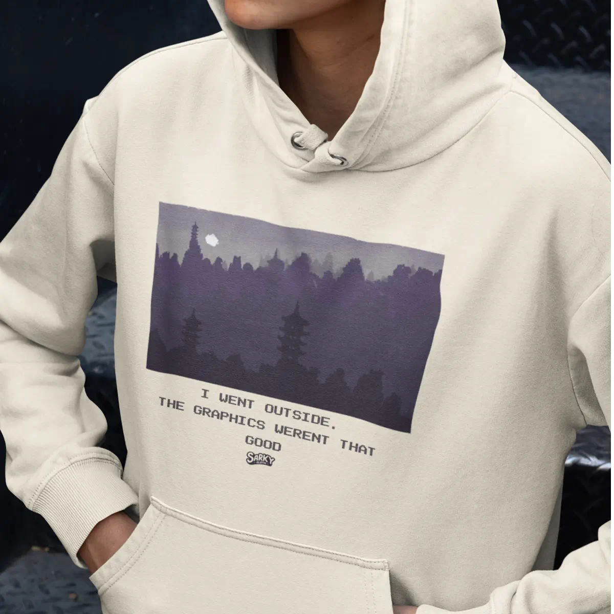 I Went Outside the Graphics Hoodie