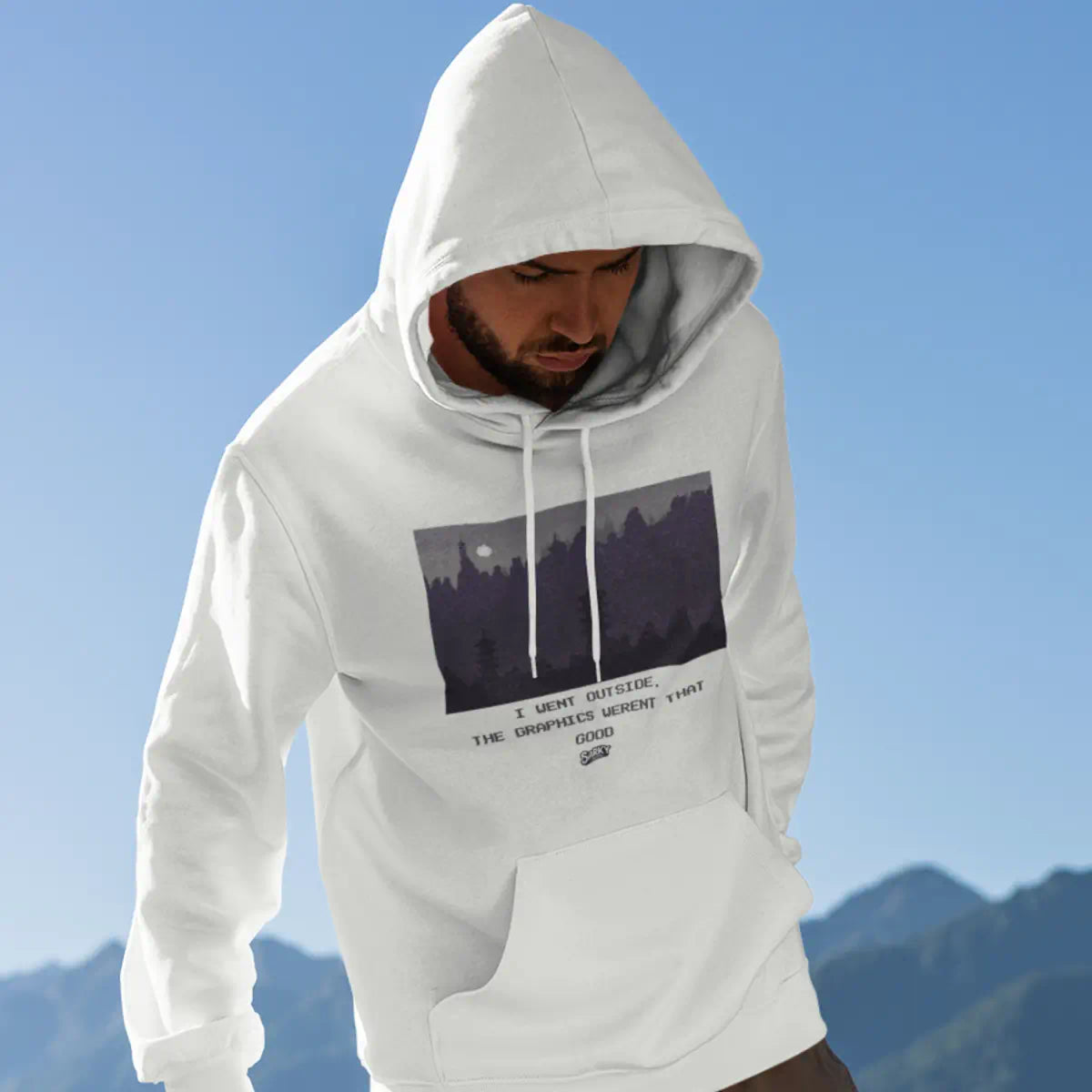I Went Outside the Graphics Hoodie