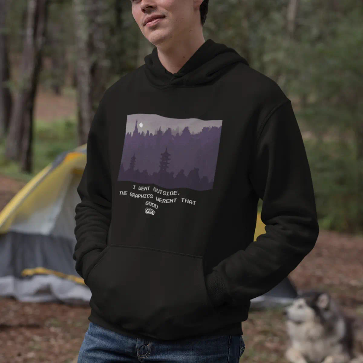 I Went Outside the Graphics Hoodie