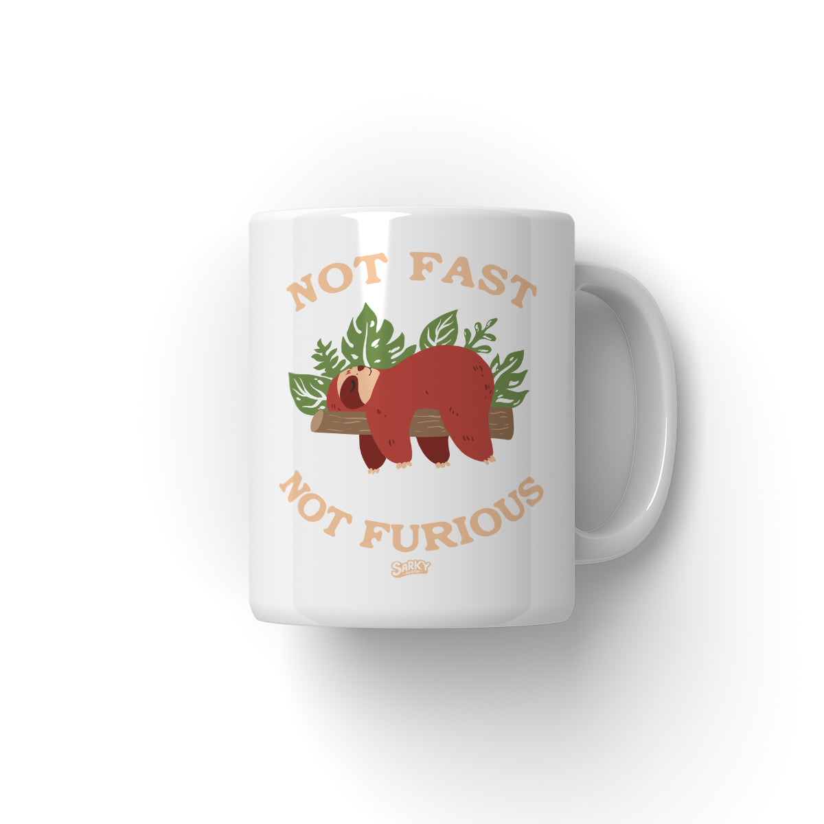 sarky sloth, funny mugs for friends, funny mugs for men, novelty mugs for him, funny coffee mugs for friends, comedy mugs